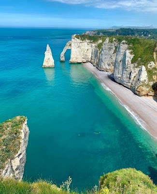 Falaises d'Etretat vues de la mer