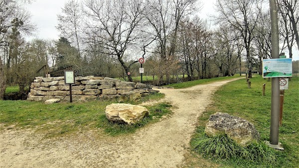 Picnic area by the river, Civray.
