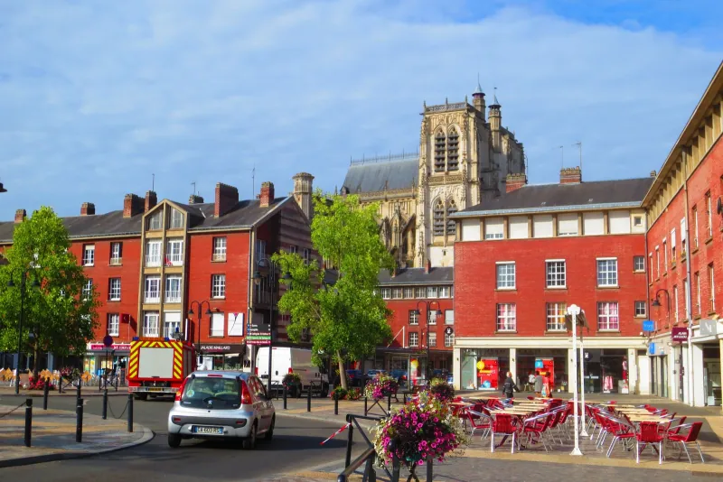 The Historic Town of Abbeville in Picardy