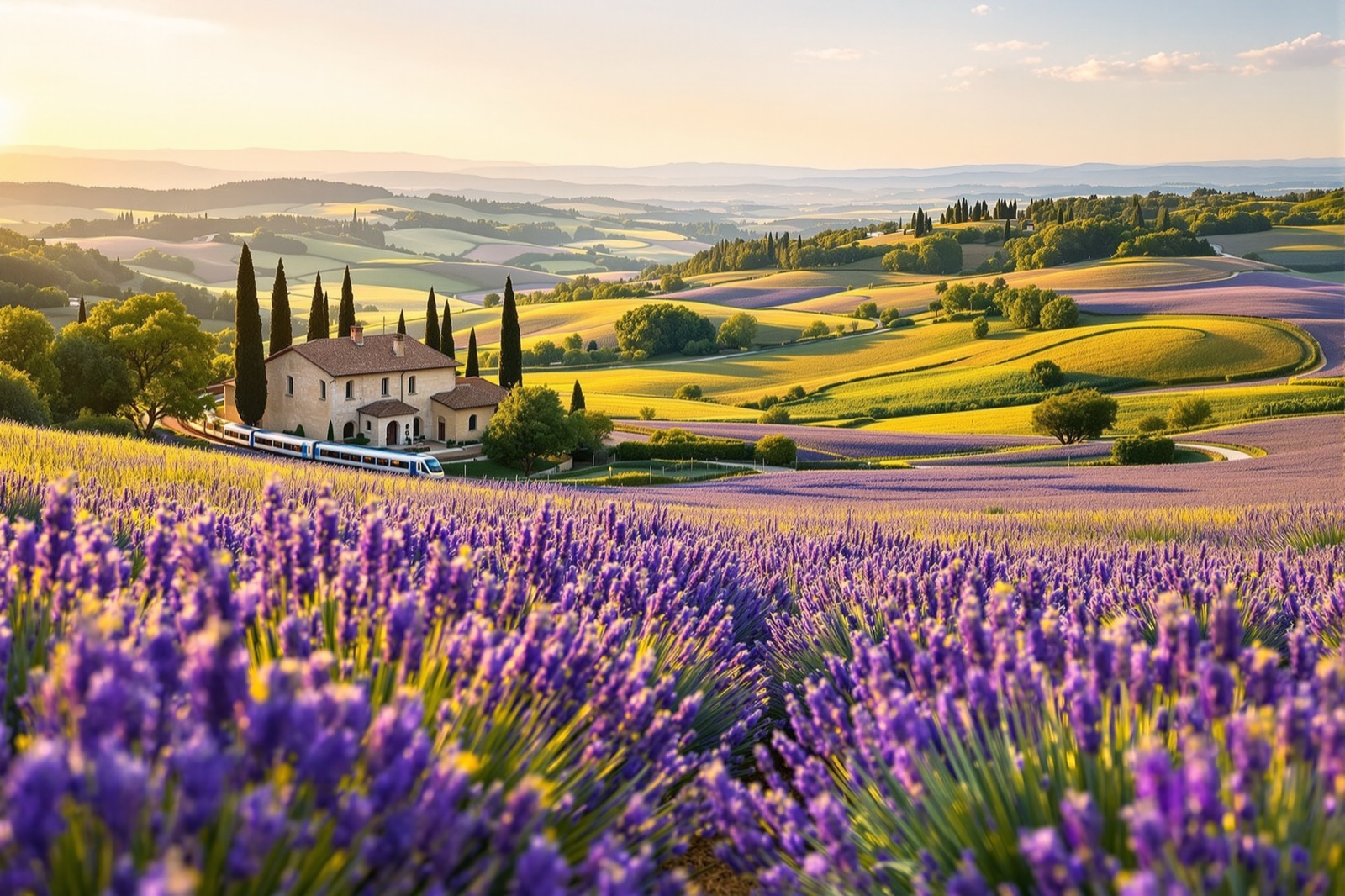 Visit beautiful Provence by train
