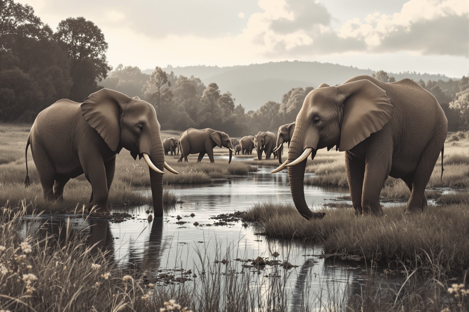 Elephant Haven, Bussiere Galant, Limousin