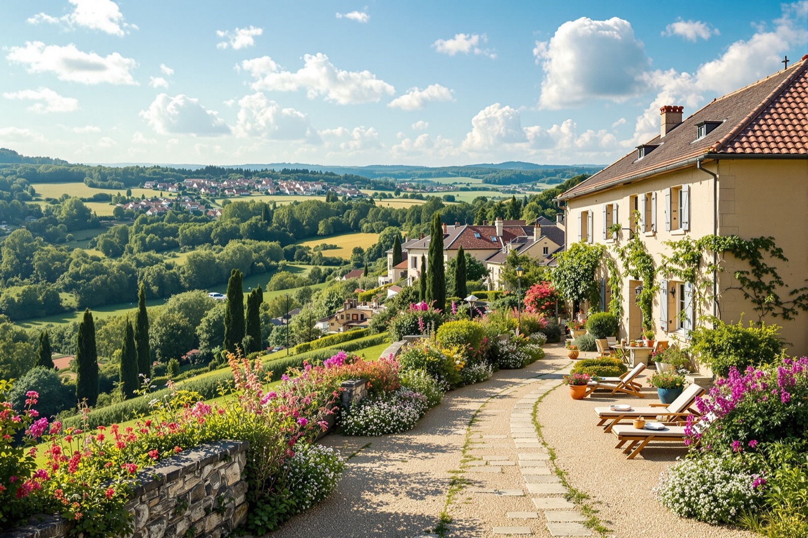 Combining rural and urban France on a villa holiday