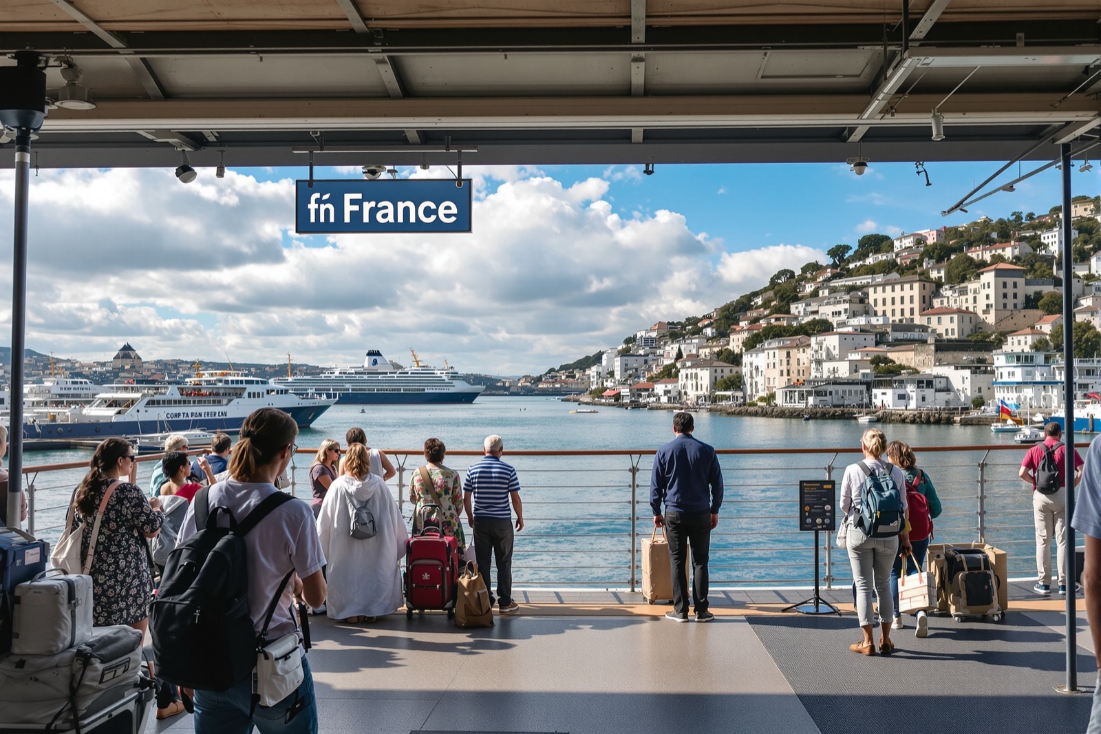 Ferry routes to France