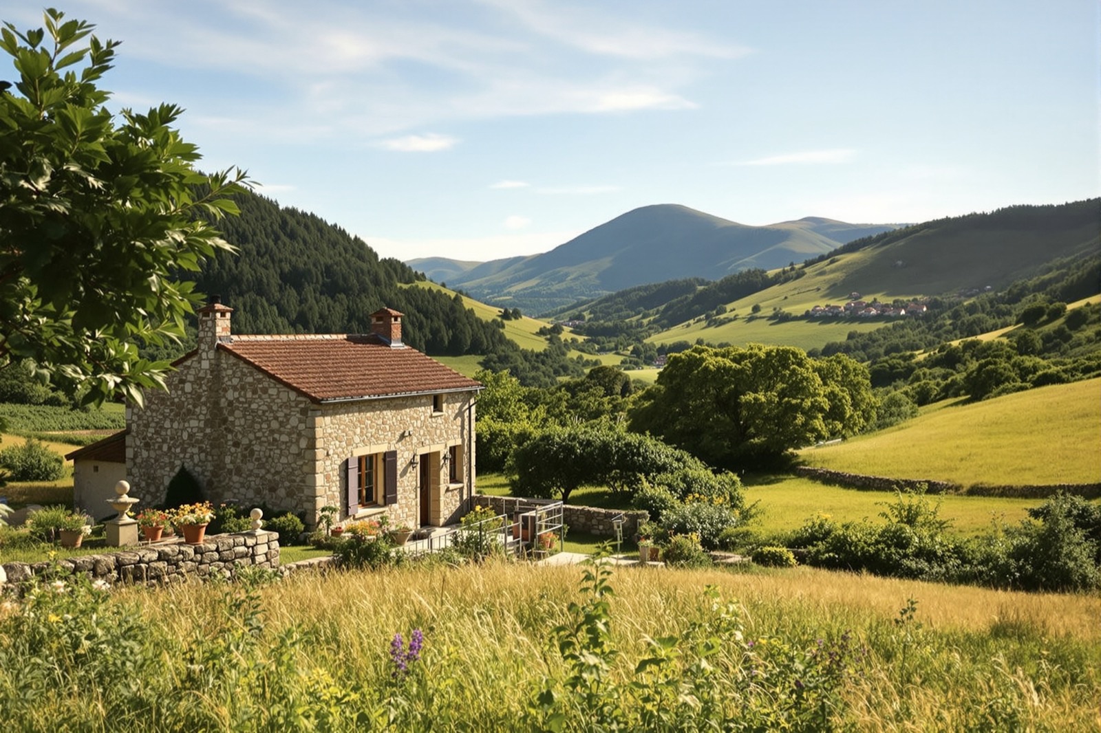 Gîte-Urlaub in der Auvergne