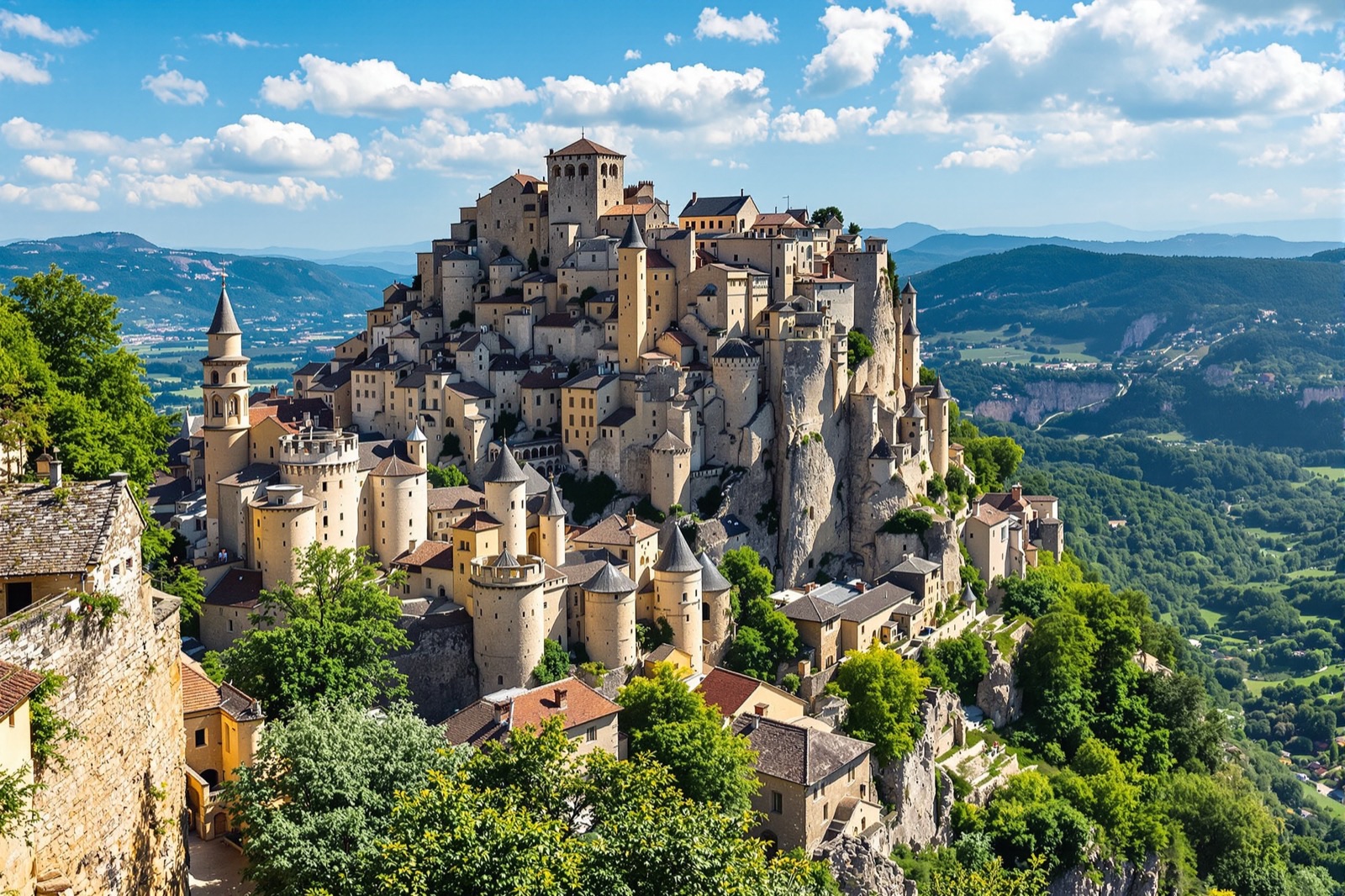 Rocamadour w Midi-Pireneje