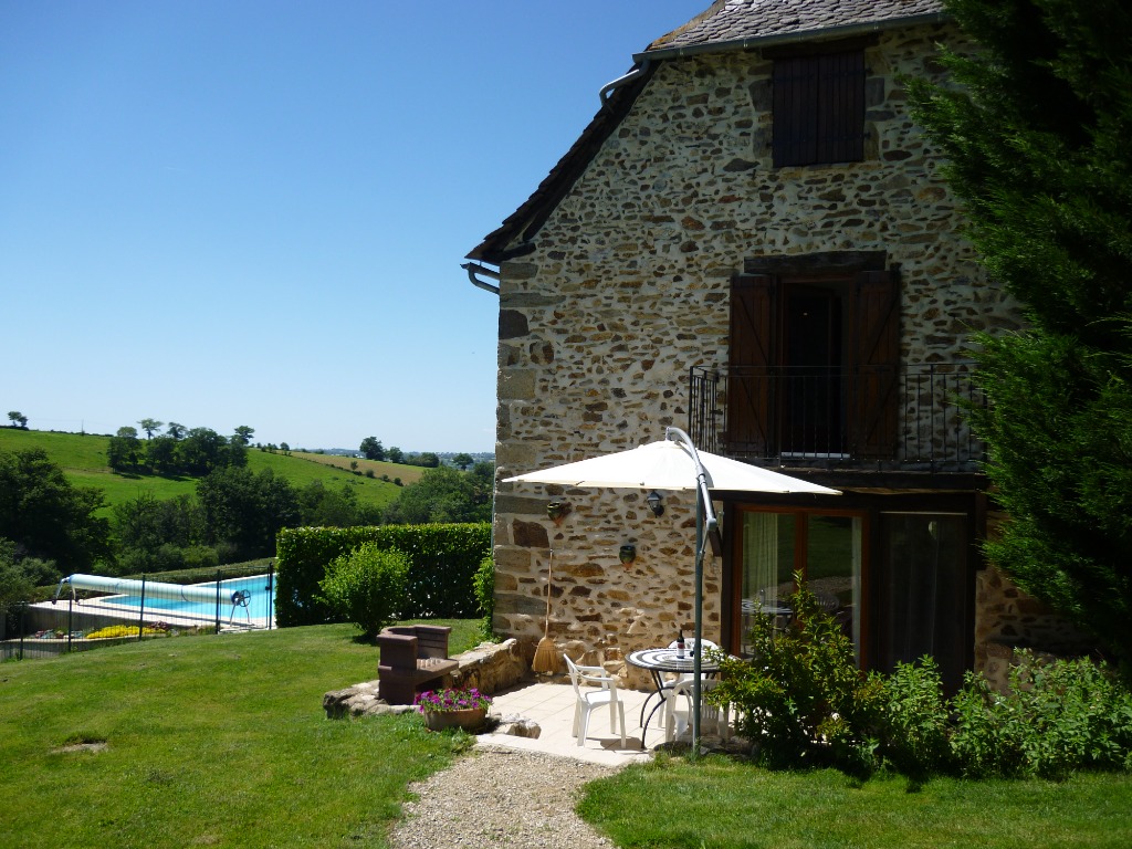 A beautiful character Aveyron gite with private heated swimming pool