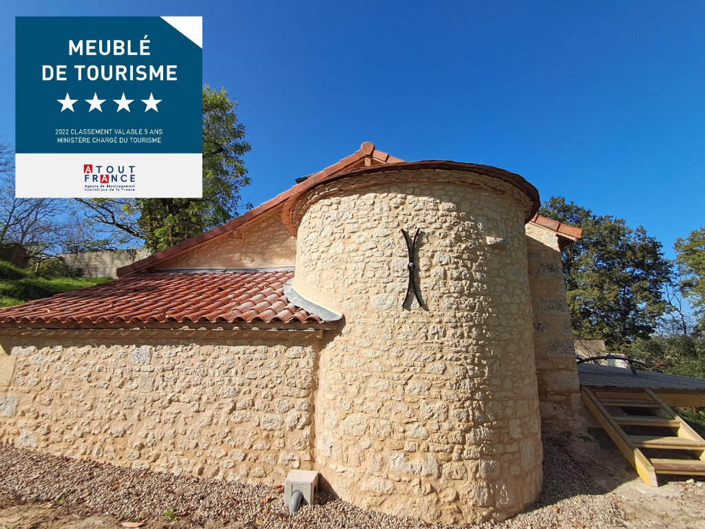 La BelleView - La Boulangerie with heated swimming pool and sauna — 1-dormitorios Gîte en Dordogne