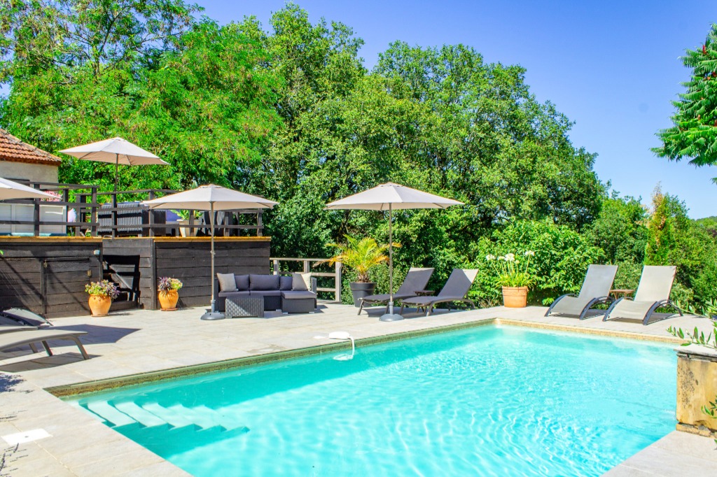 La Garnison Villa for 8 - Village stay with pool and garden — 4-Schlafzimmer Haus in Lot