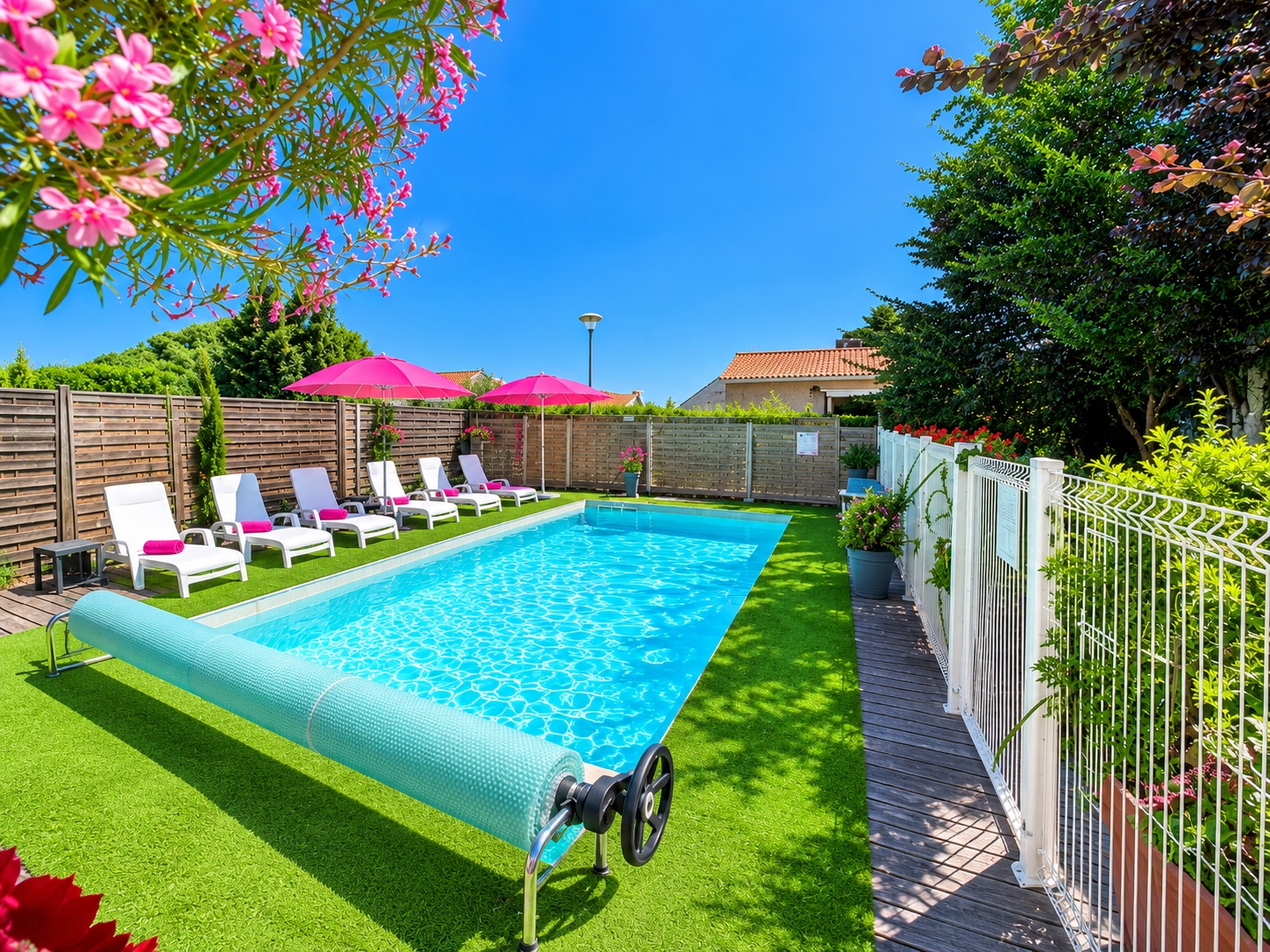 Family Villa Sleeps 10 Near Beach — 4-bed Villa in Vendée
