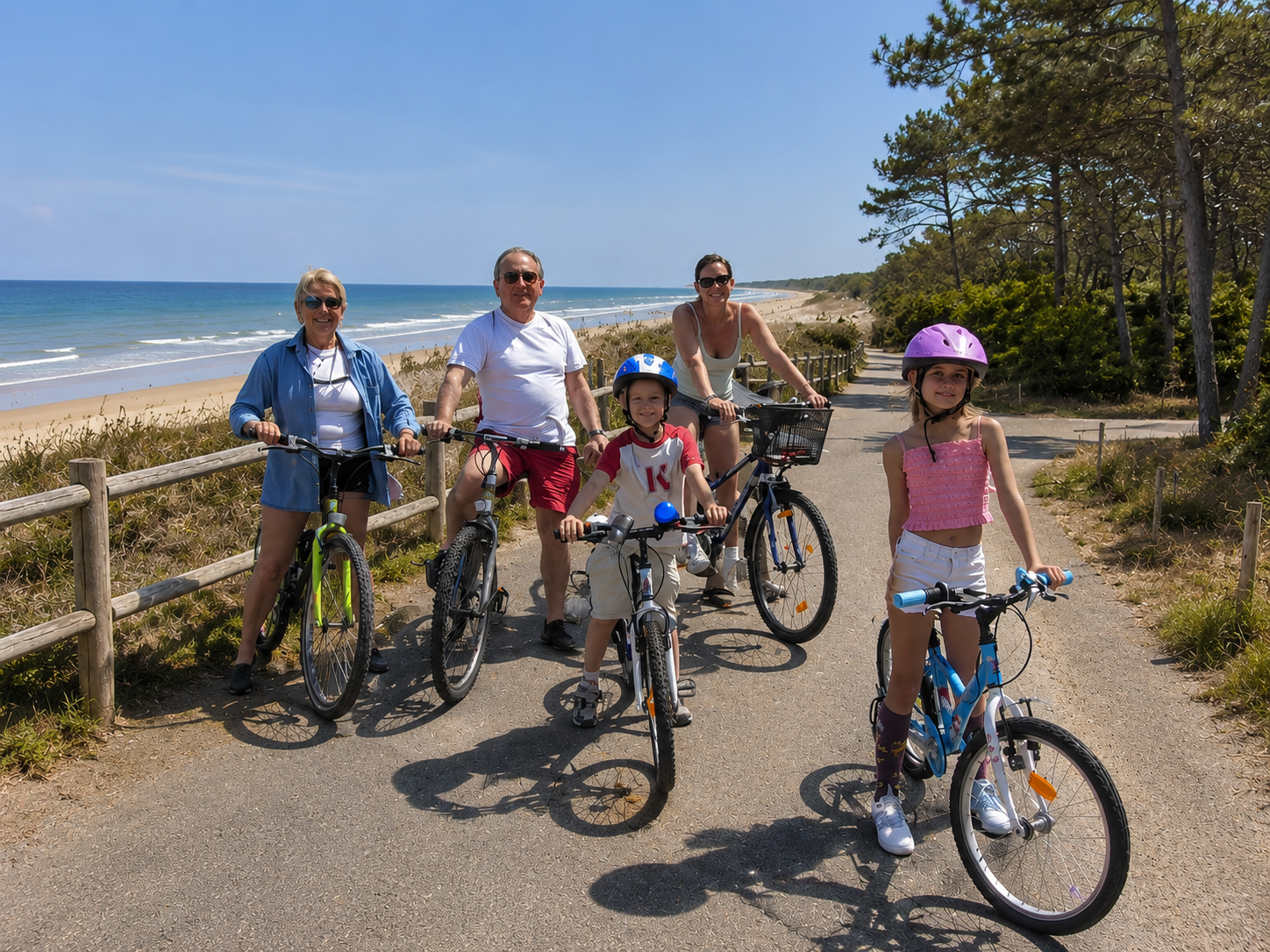 Cycling in the Vendee Beach holidays france