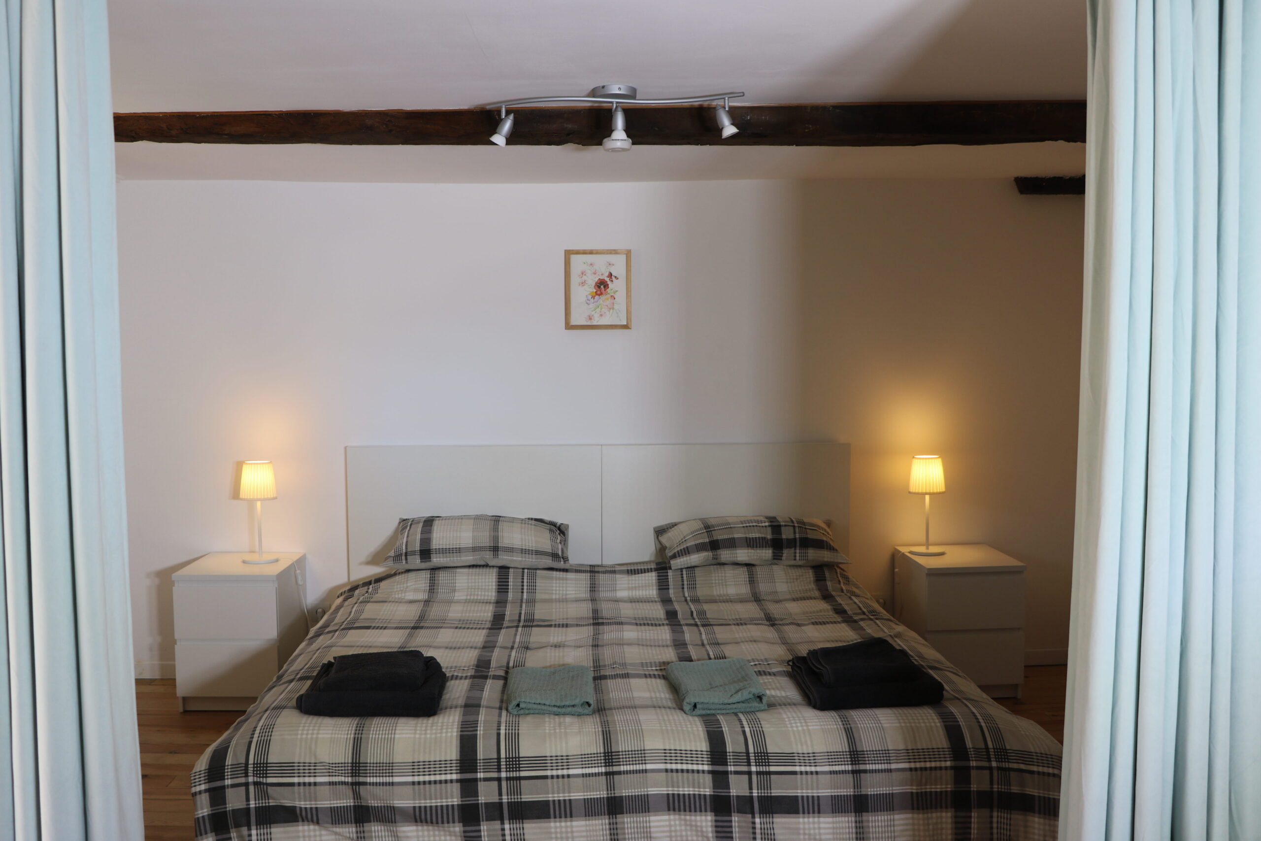 Harriet bedroom arranged as a double