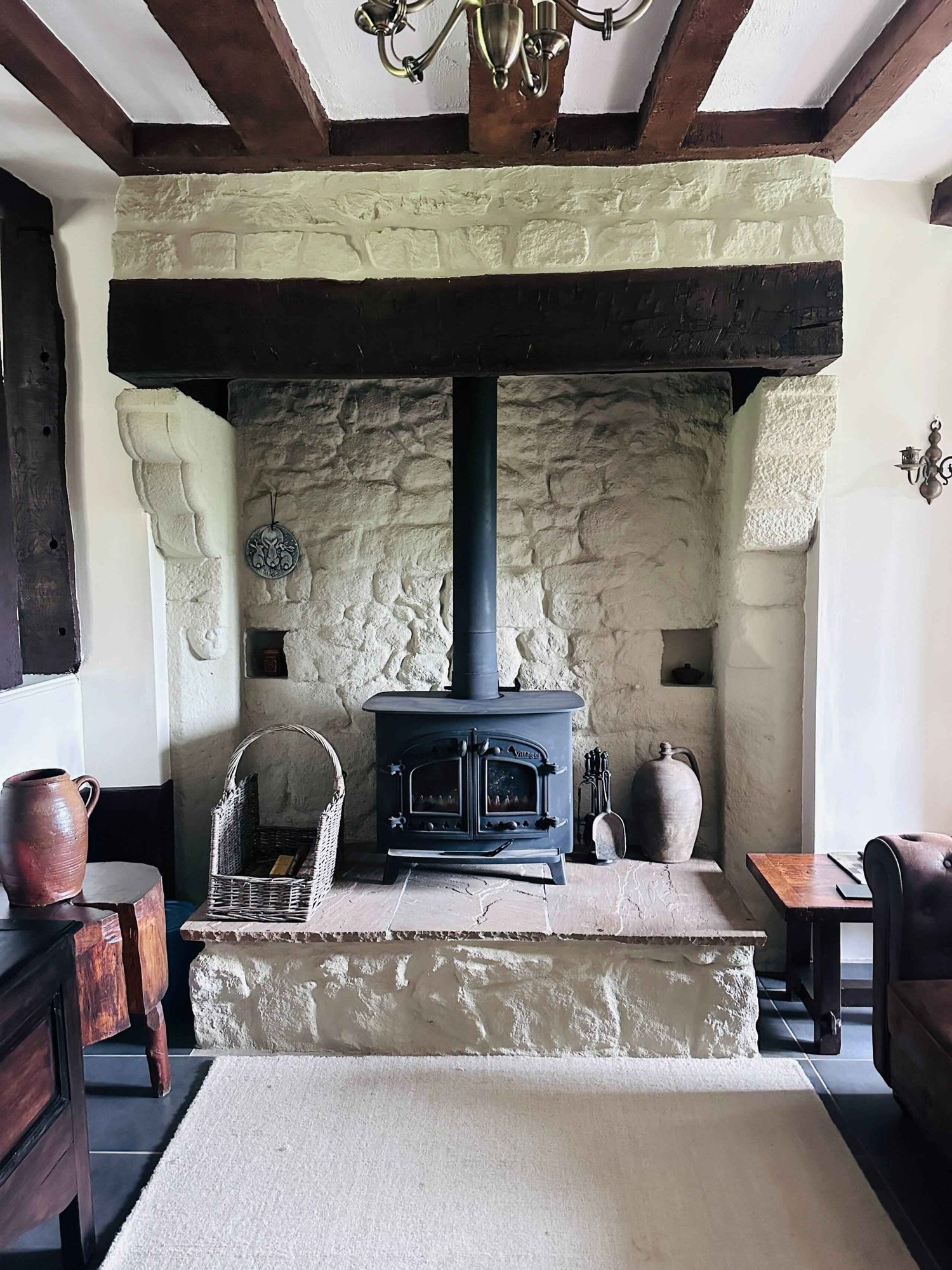 The Farmhouse Fireplace