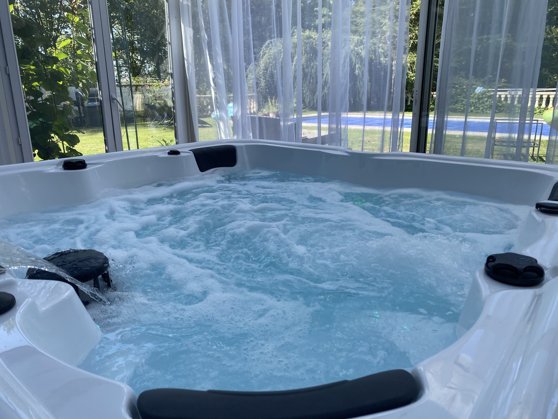 Jacuzzi — private sessions by appointment
