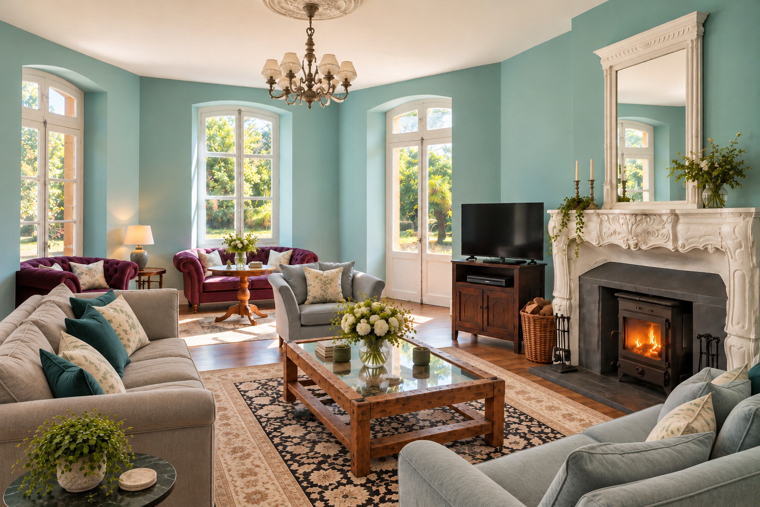 Salon Triple Aspect