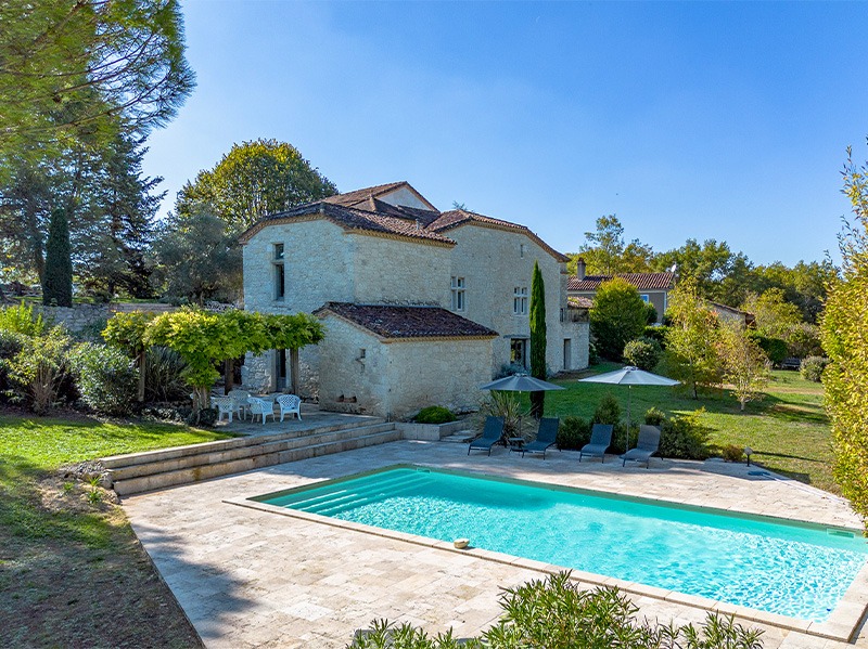 Villa Lucia, secluded, with private pool and air conditioning — 3-Schlafzimmer Haus in Lot-et-Garonne